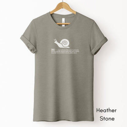 Snail Tee - Unisex Jersey Light Weight T-shirt