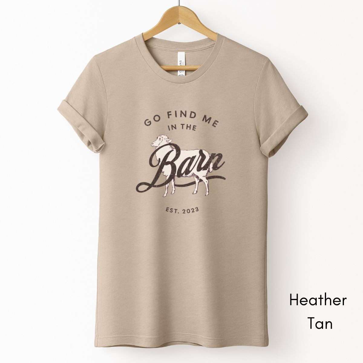 Find Me in the Sheep Barn Light Weight Jersey T-shirt