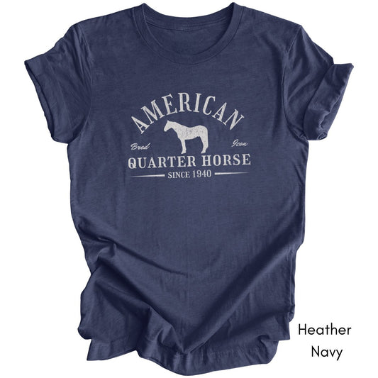 American Quarter Horse Light Weight Unisex Jersey T-shirt Dark Colors