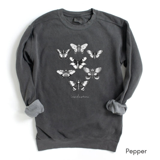 Lepidoptera Garment-Dyed Sweatshirt