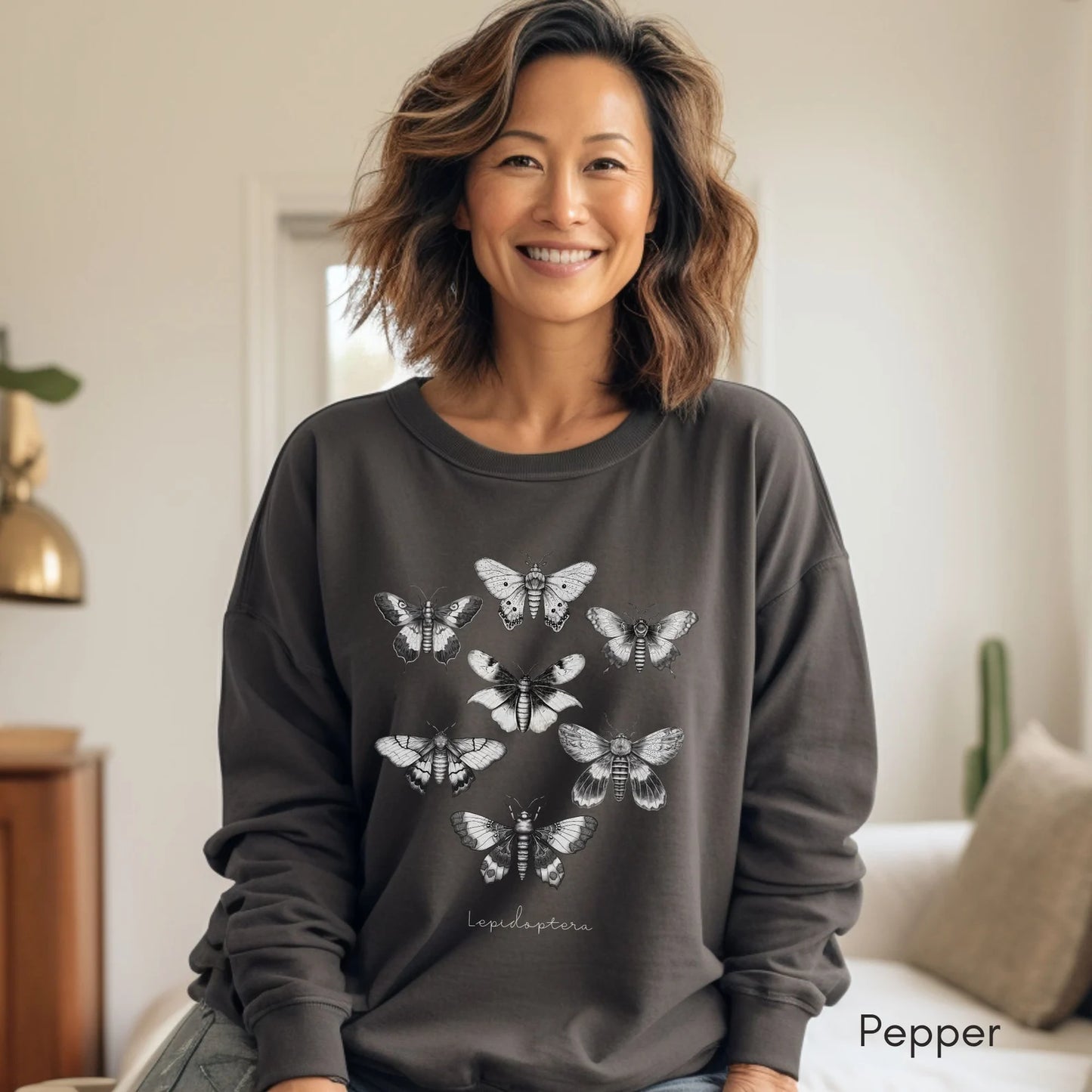 Lepidoptera Garment-Dyed Sweatshirt