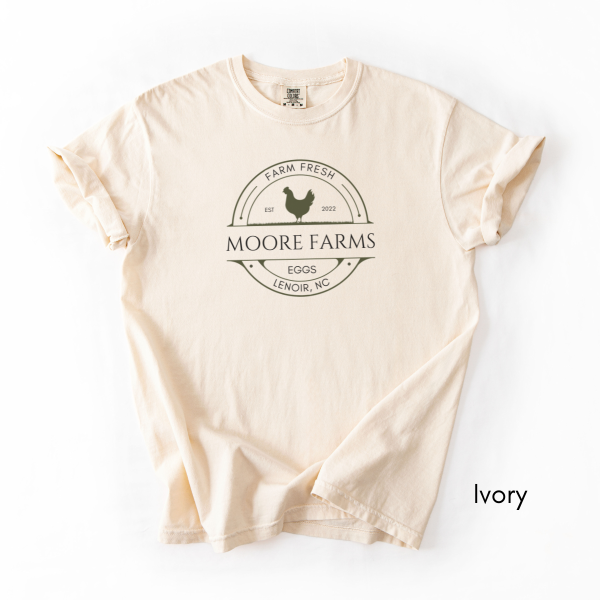 Custom Egg Farm - Unisex Midweight t-shirt