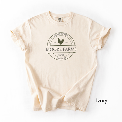 Custom Egg Farm - Unisex Midweight t-shirt