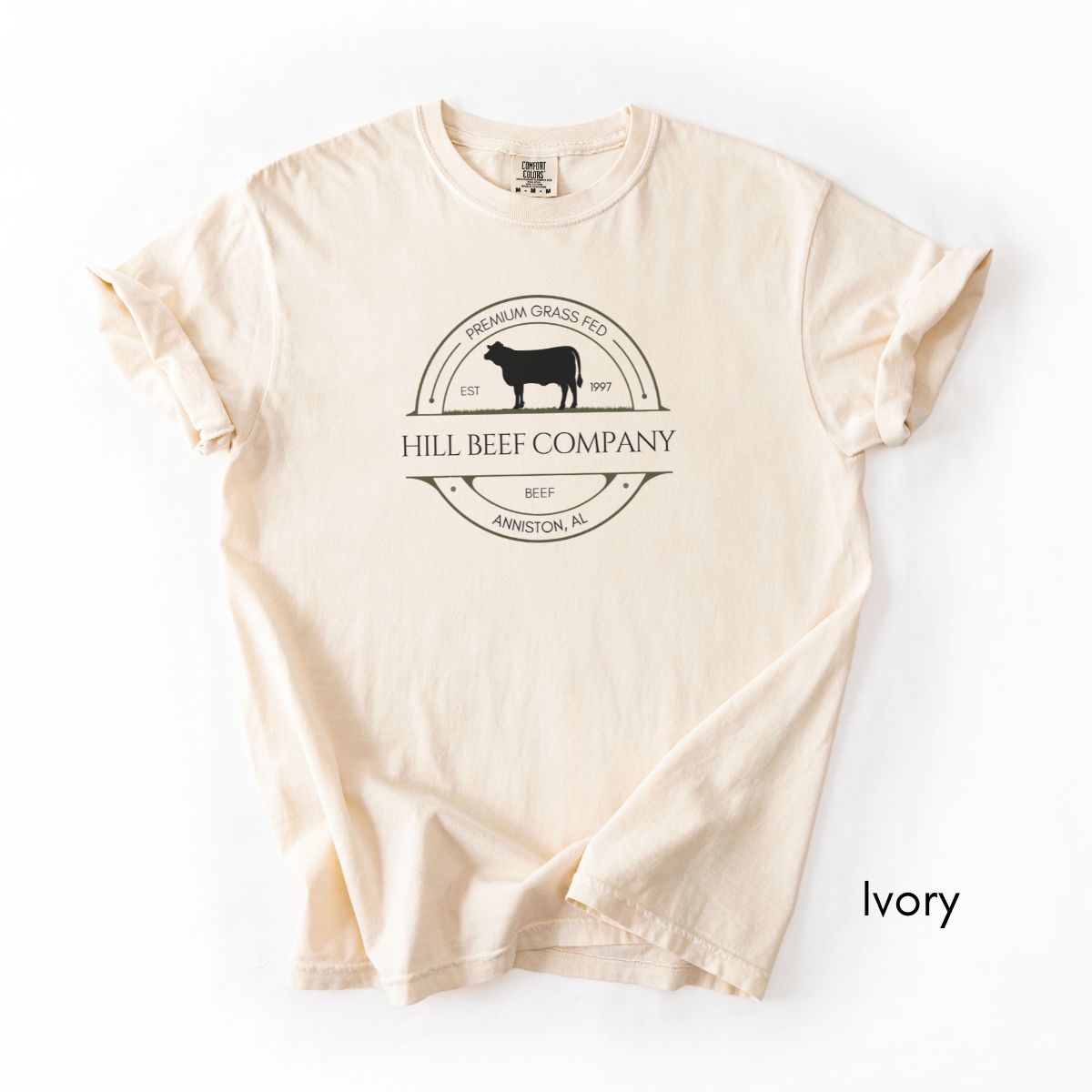 Custom Cattle Farm Heifer Version Midweight Unisex T-shirt