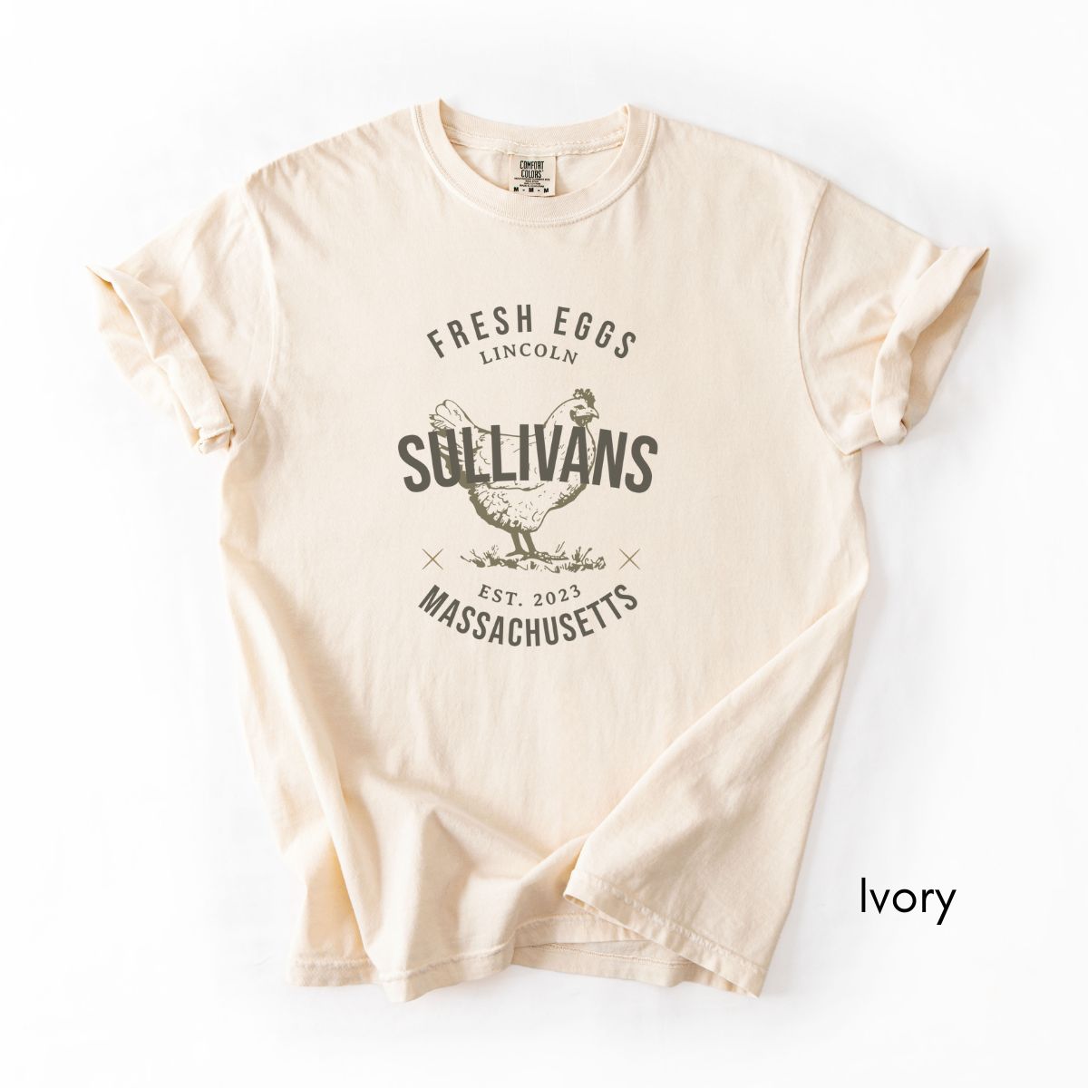 Custom Egg Farm Unisex Vintage Midweight T-shirt