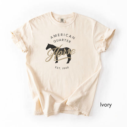 American Quarter Horse Breed Midweight Vintage Style T-Shirt