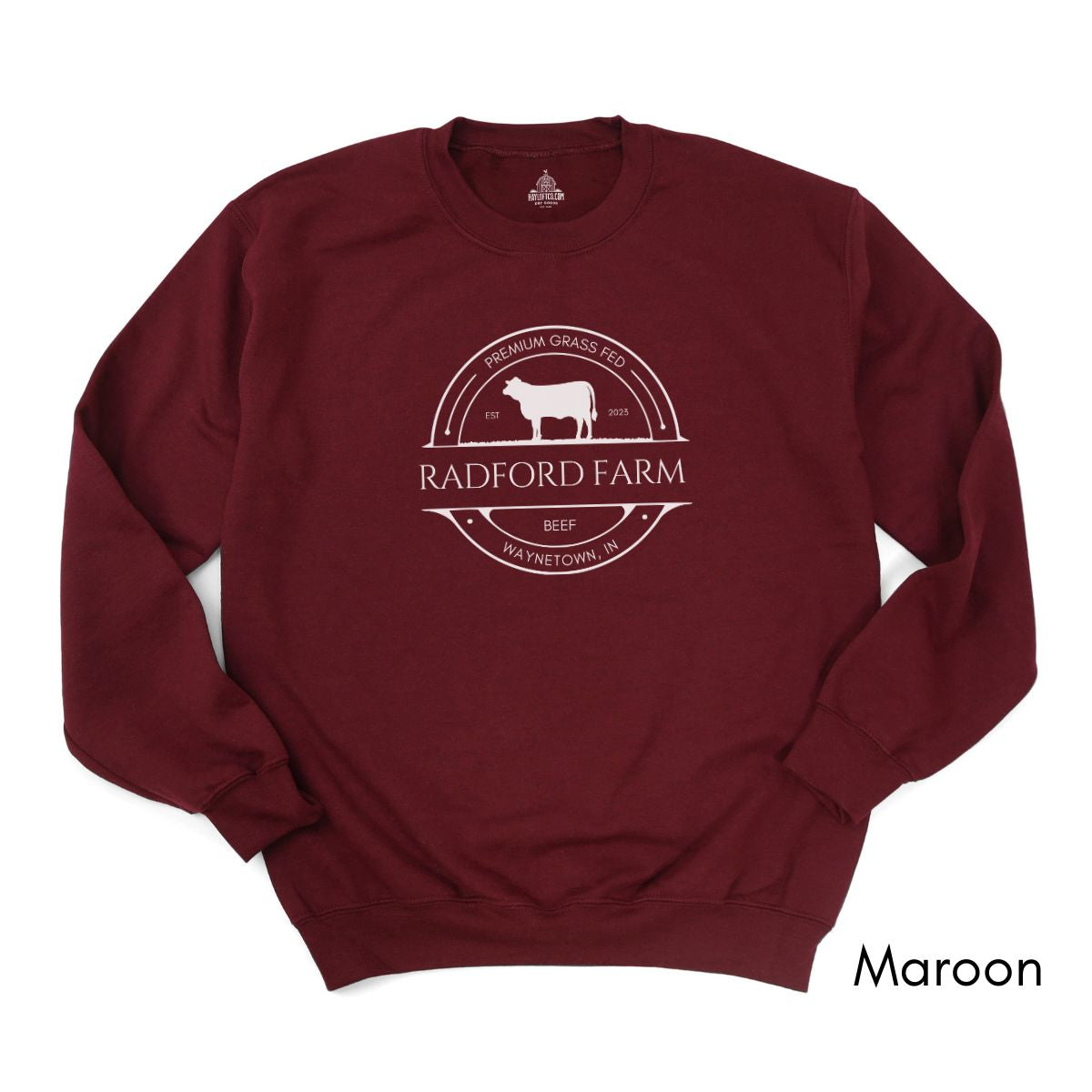 Custom Cattle Farm Heifer Version Unisex Crewneck Sweatshirt