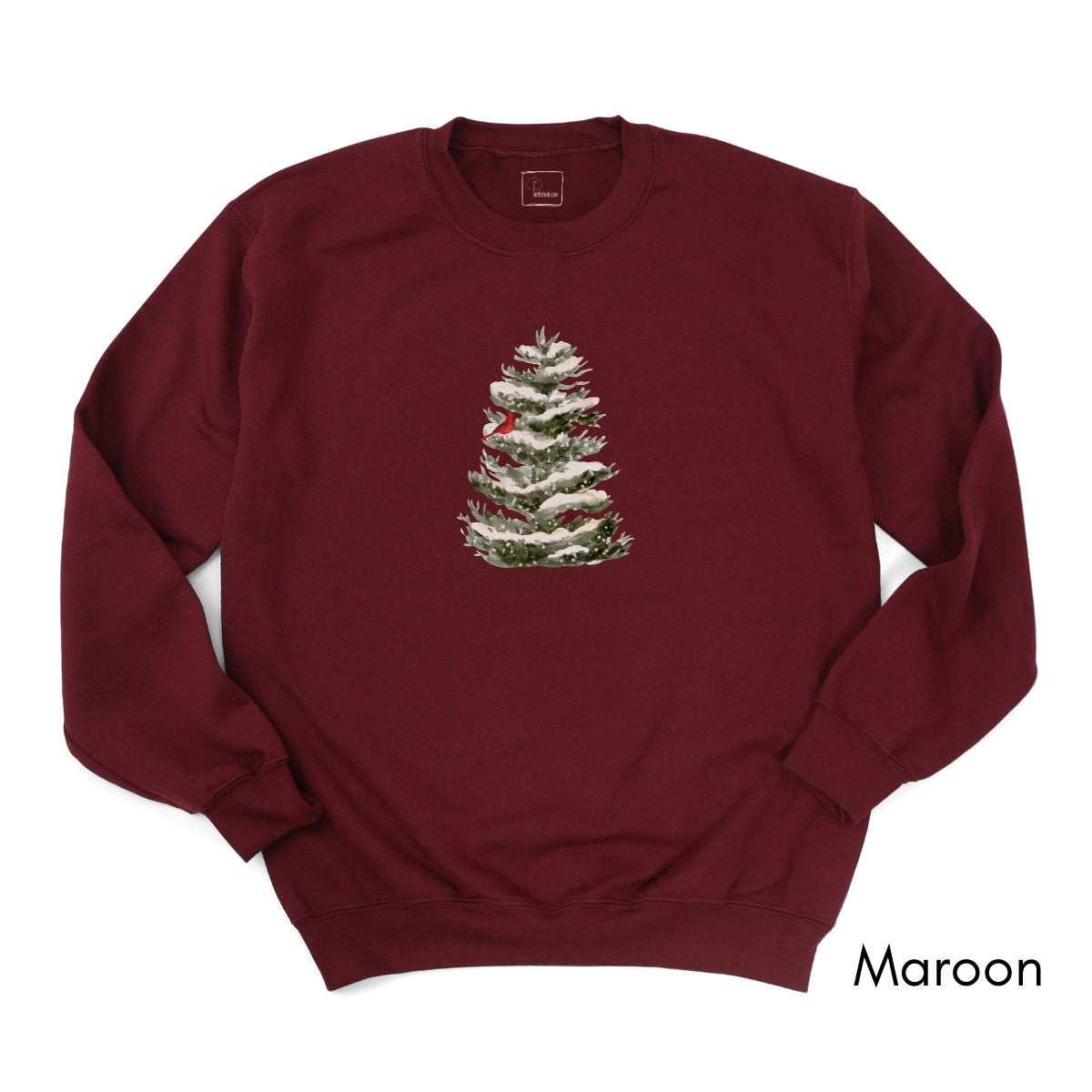 The Visitor - Winter Caridnal, Holiday Comfort Unisex Crewneck Sweatshirt
