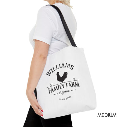 Custom Family Farm Tote Bag