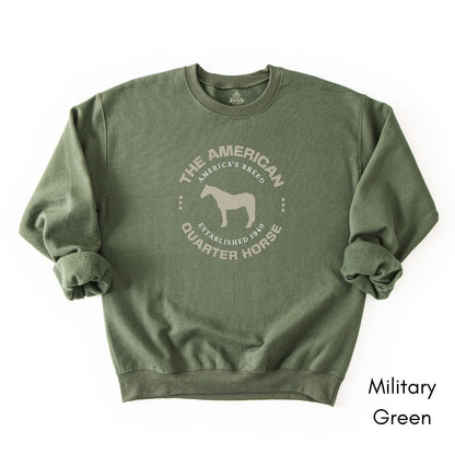 American Quarter Horse - Unisex Crewneck Sweatshirt
