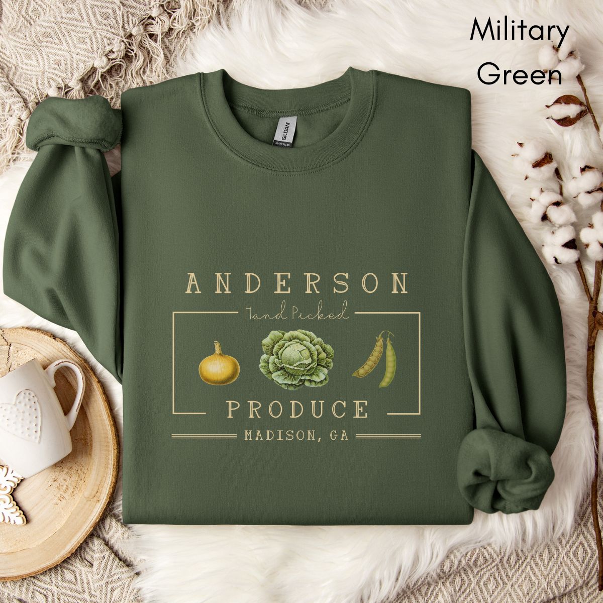 Custom Farm Produce - Unisex Heavy Blend Crewneck Sweatshirt