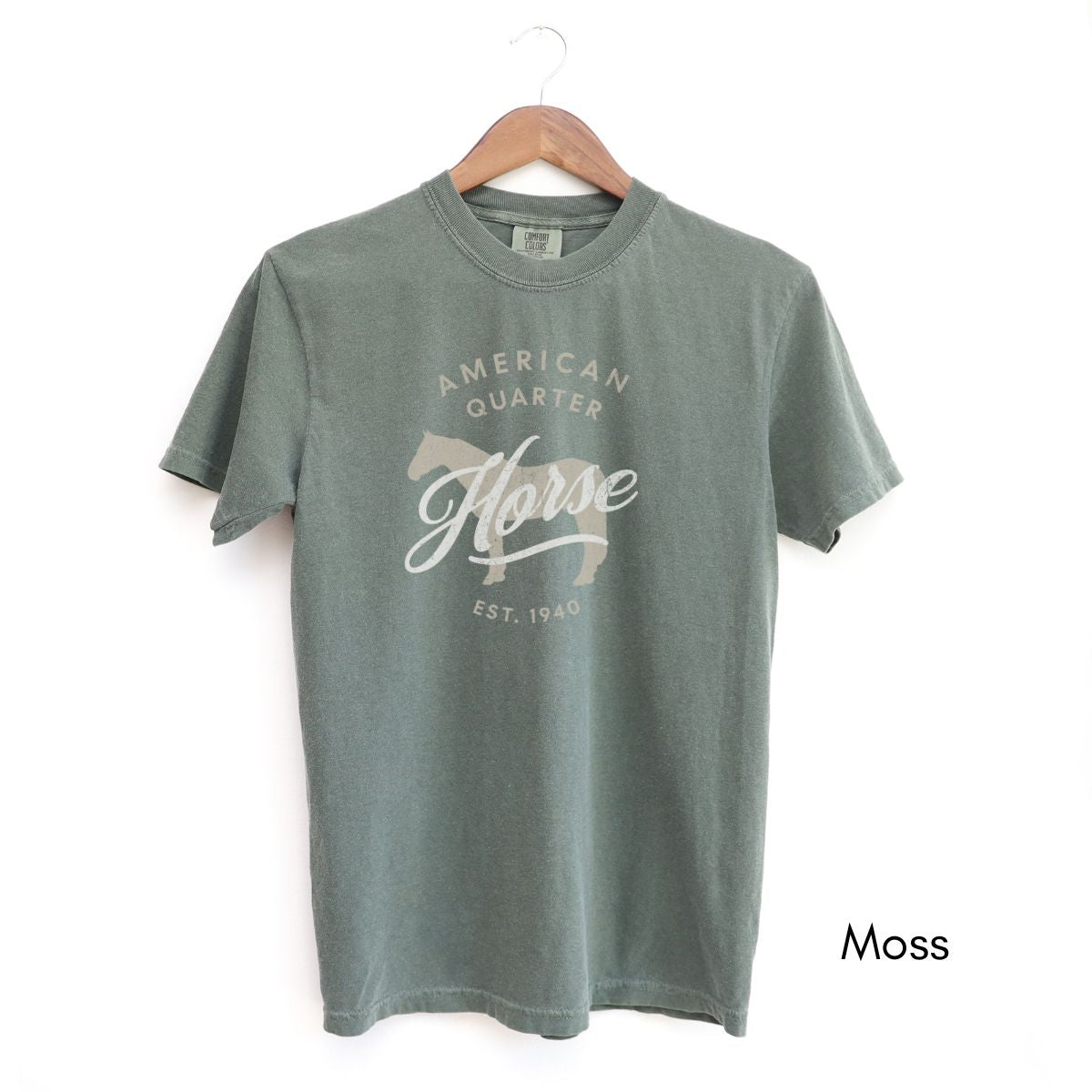 American Quarter Horse Breed Unisex Midweight Vintage Style T-Shirt