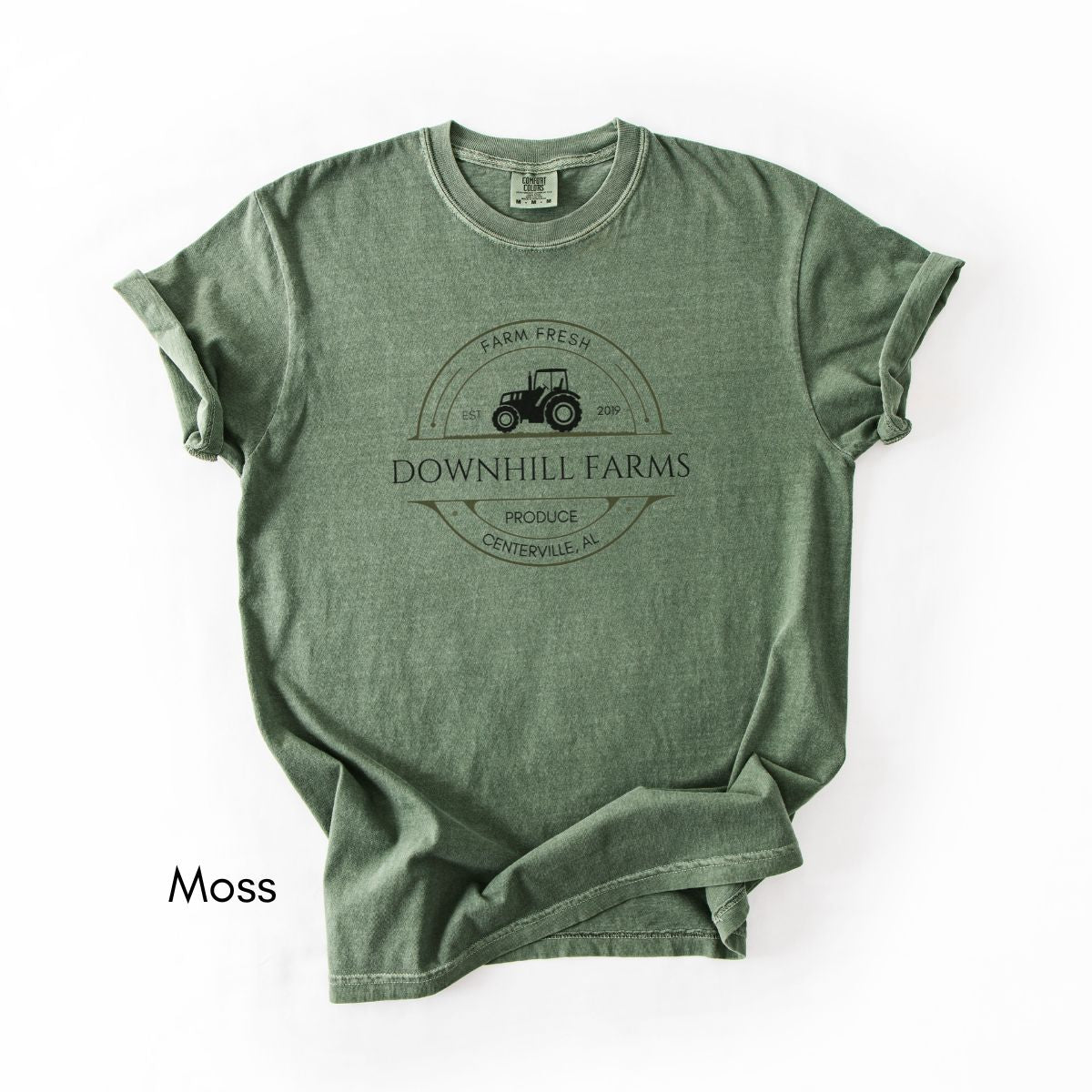 Custom Farm Tractor - Unisex Midweight Vintage Style T-shirt