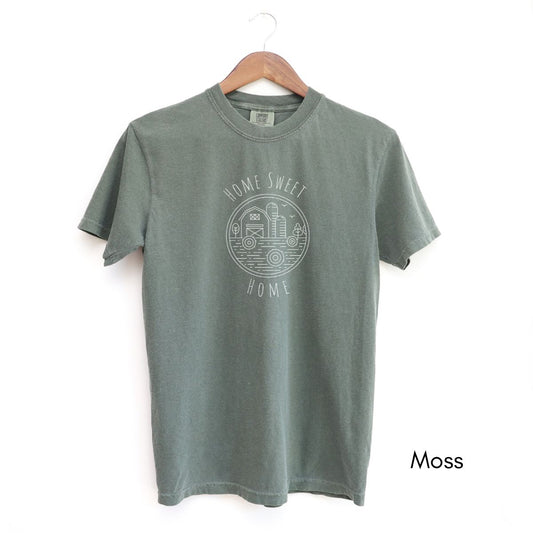 Home Sweet Home Unisex Garment-Dyed T-shirt