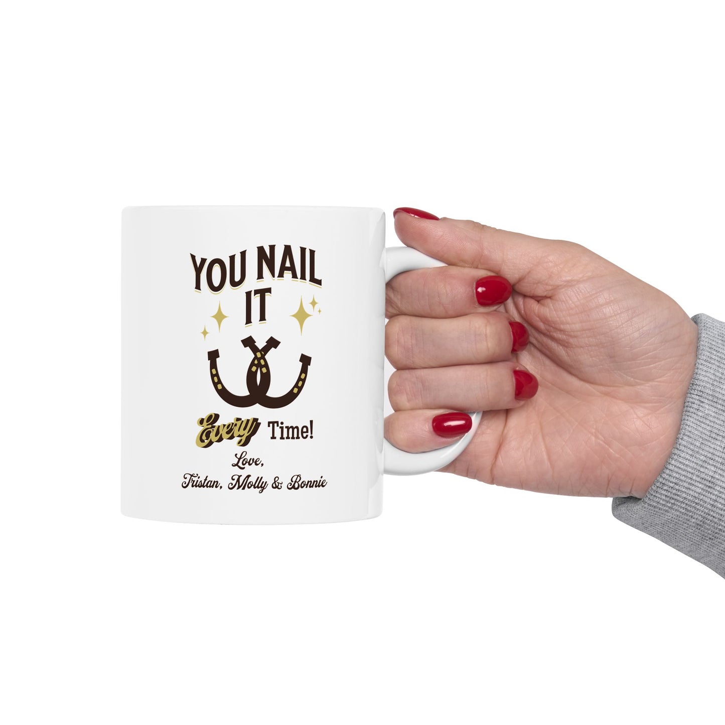 Custom Horse Farm Farrier Gift Ceramic Mug 11oz  or 15oz - Gift for Farriers