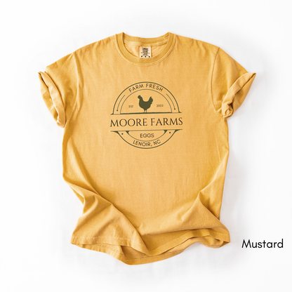 Custom Egg Farm - Unisex Midweight t-shirt