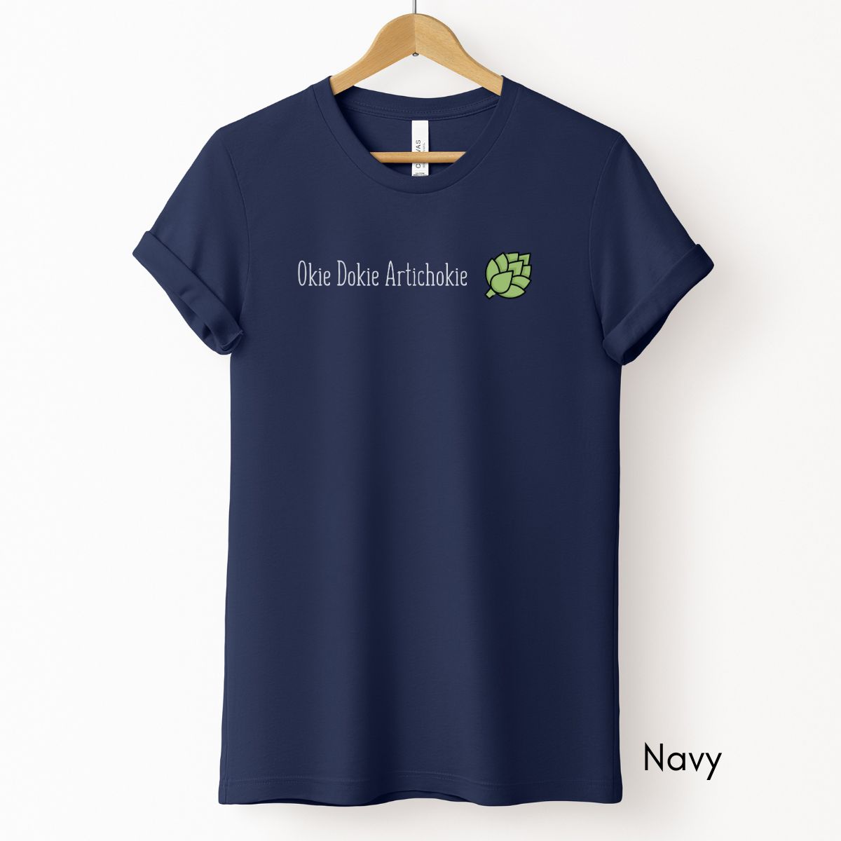 Okie Dokie Artichokie Unisex Light Weight Jersey T-shirt