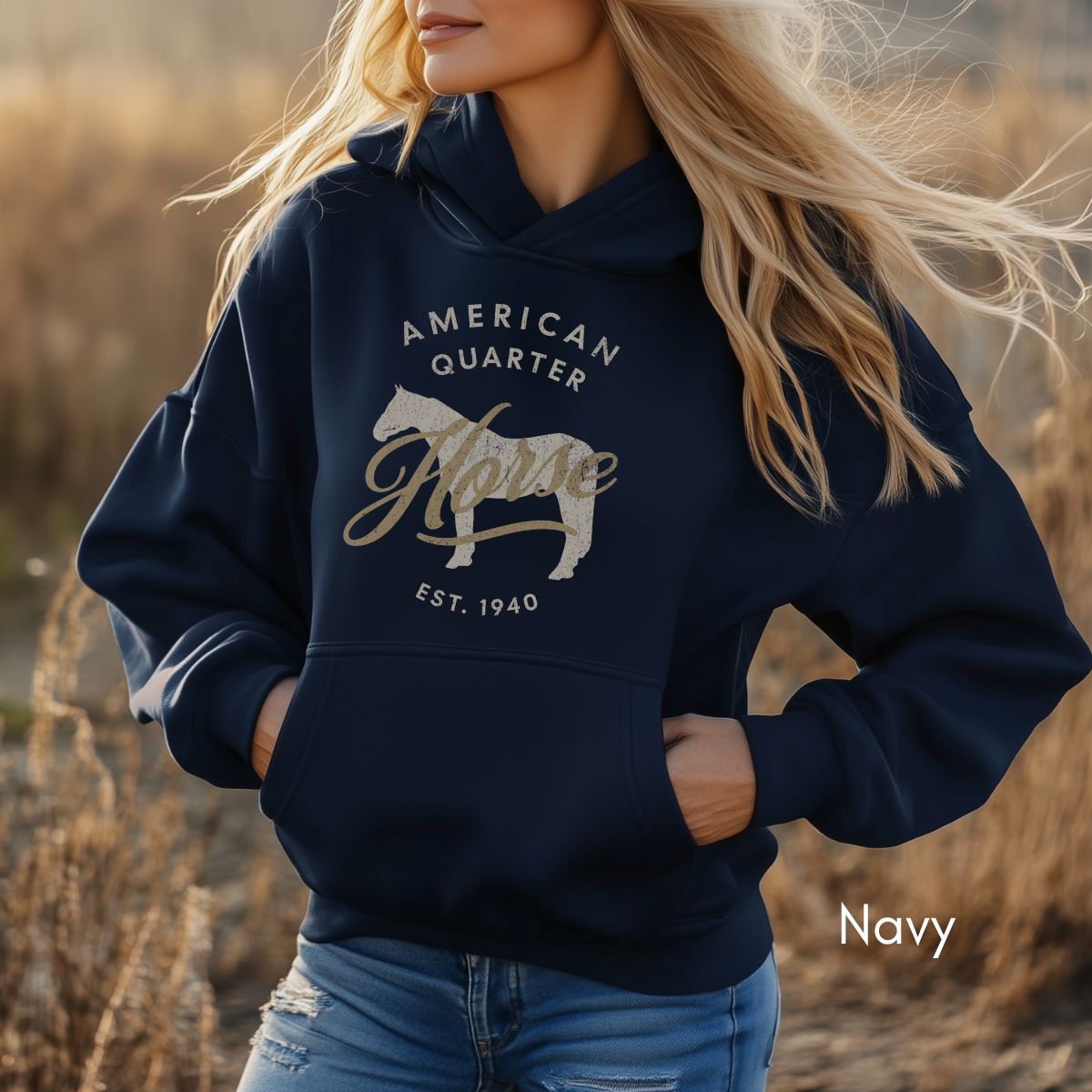 American Quarter Horse Unisex Heavy Blend Hooded Sweatshirt