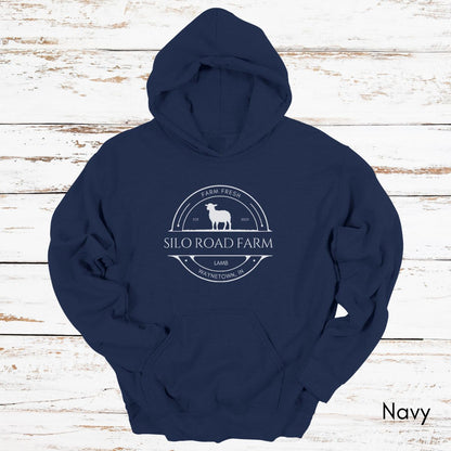 Custom Lamb Sheep Farm Unisex Heavy Blend Hooded Sweatshirt
