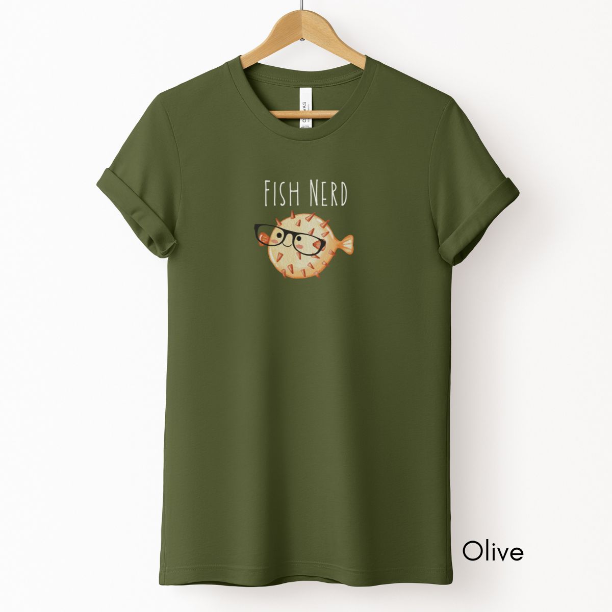 Fish Nerd Unisex Jersey Light Weight T-shirt