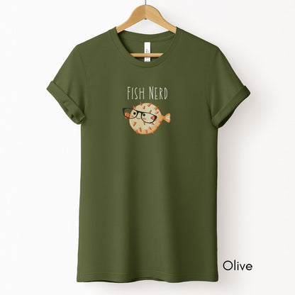 Fish Nerd Unisex Jersey Light Weight T-shirt