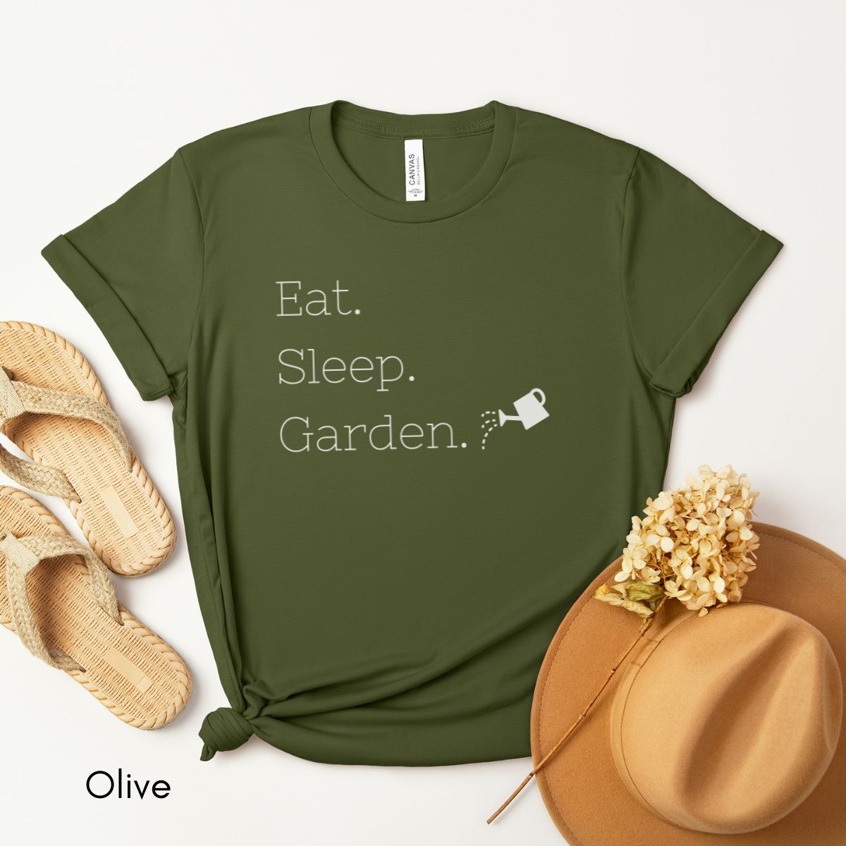 Eat Sleep Garden Unisex Jersey Light Weight T-shirt