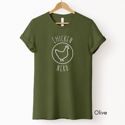 Chicken Nerd Unisex Light Weight Jersey T-shirt