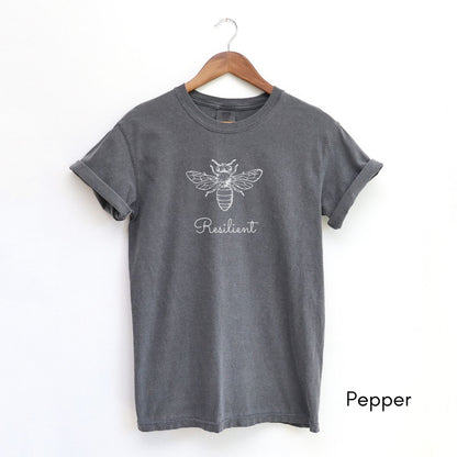 Bee Resilient Unisex Garment-Dyed T-shirt