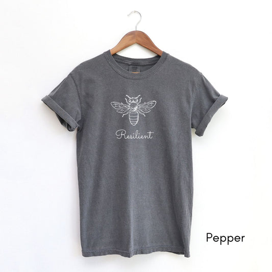 Bee Resilient Unisex Garment-Dyed T-shirt