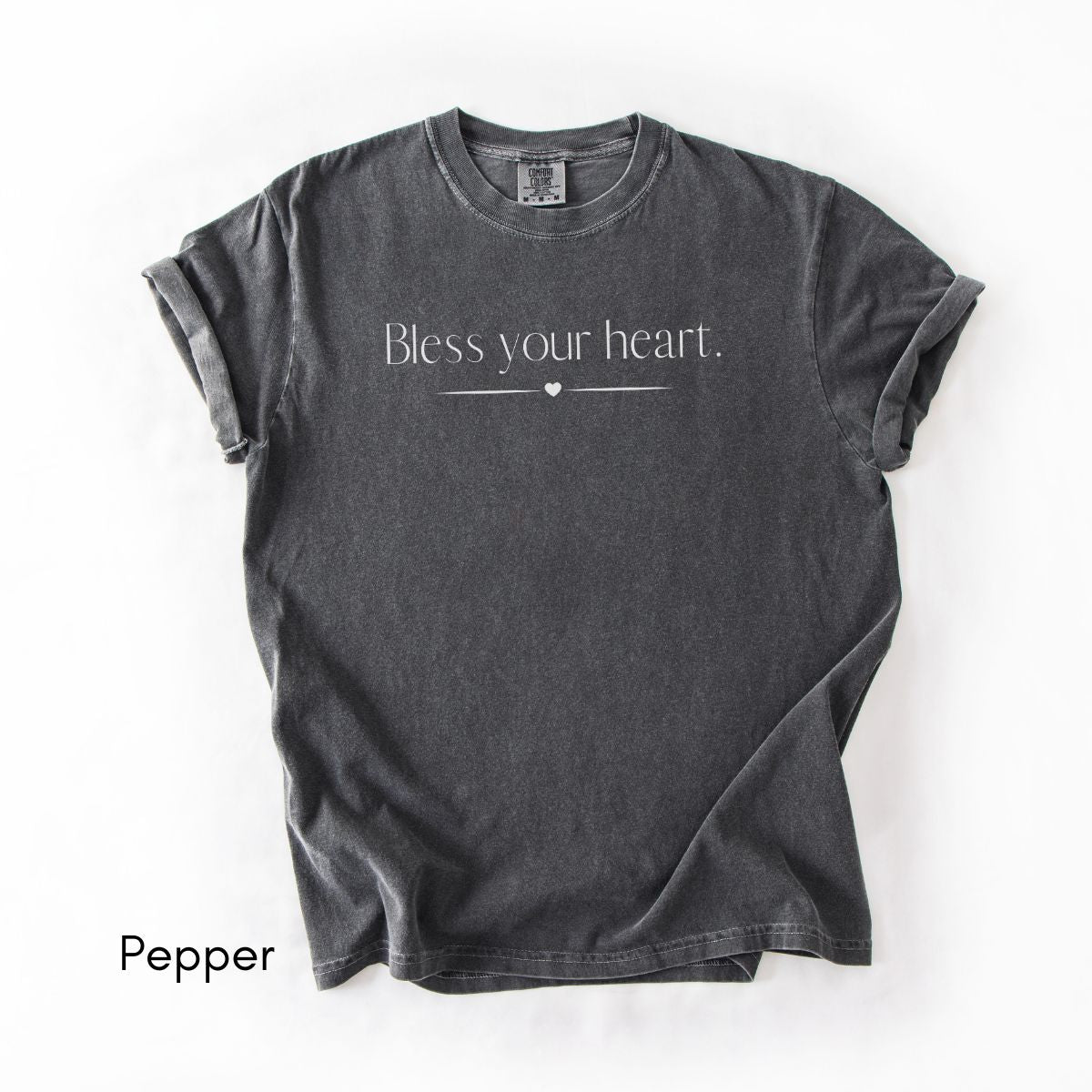 Bless Your Heart Midweight Unisex Garment-Dyed T-shirt