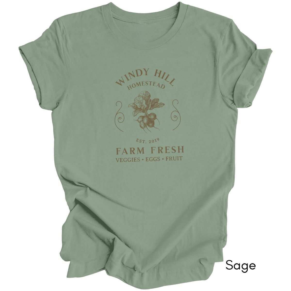 Custom Homestead Farm Vegetable/Garden Tshirt