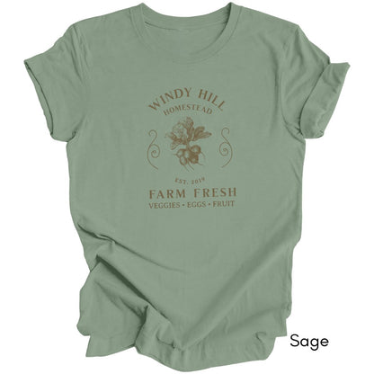 Custom Homestead Farm Vegetable/Garden Tshirt