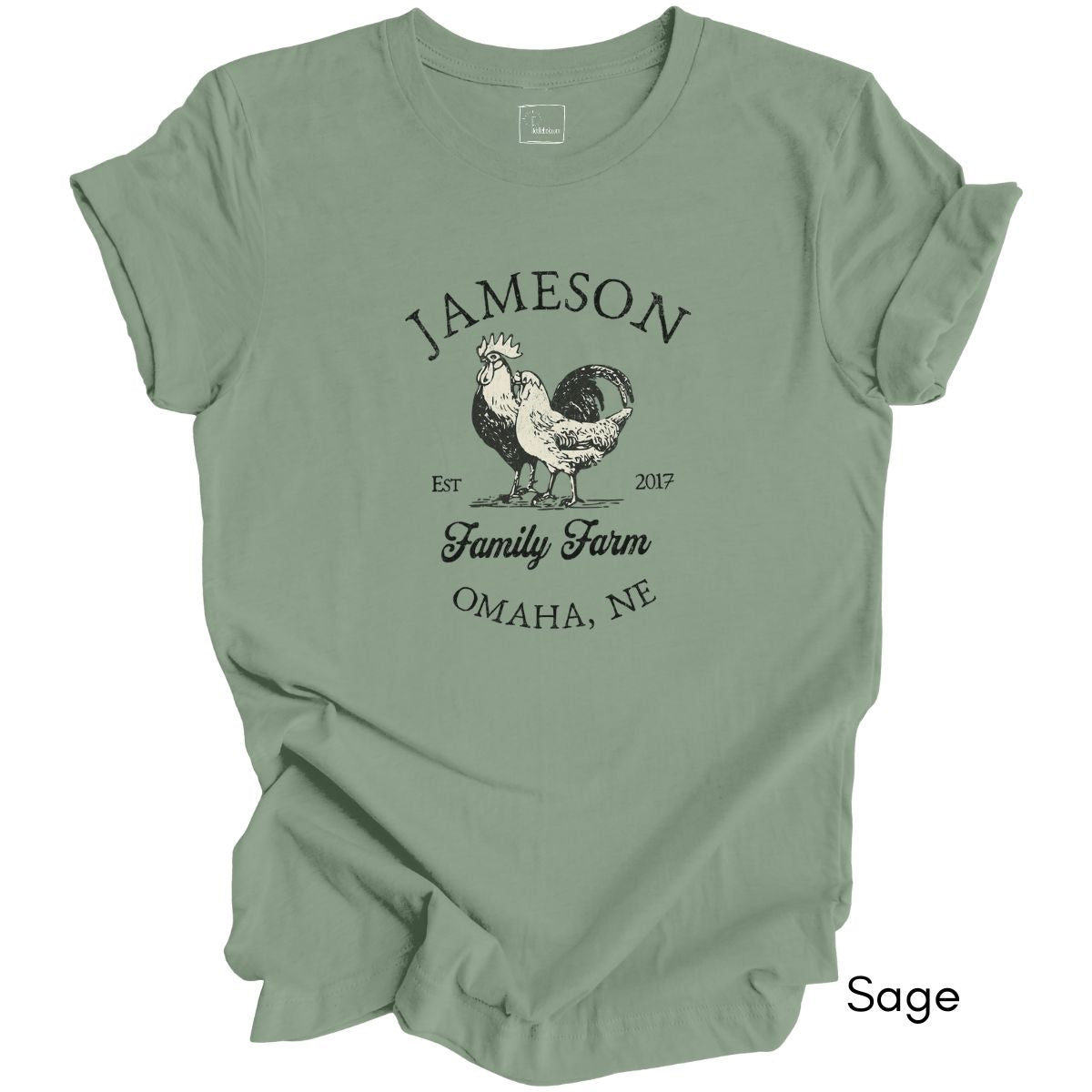 Custom Family Farm Light Weight Unisex Jersey T-shirt