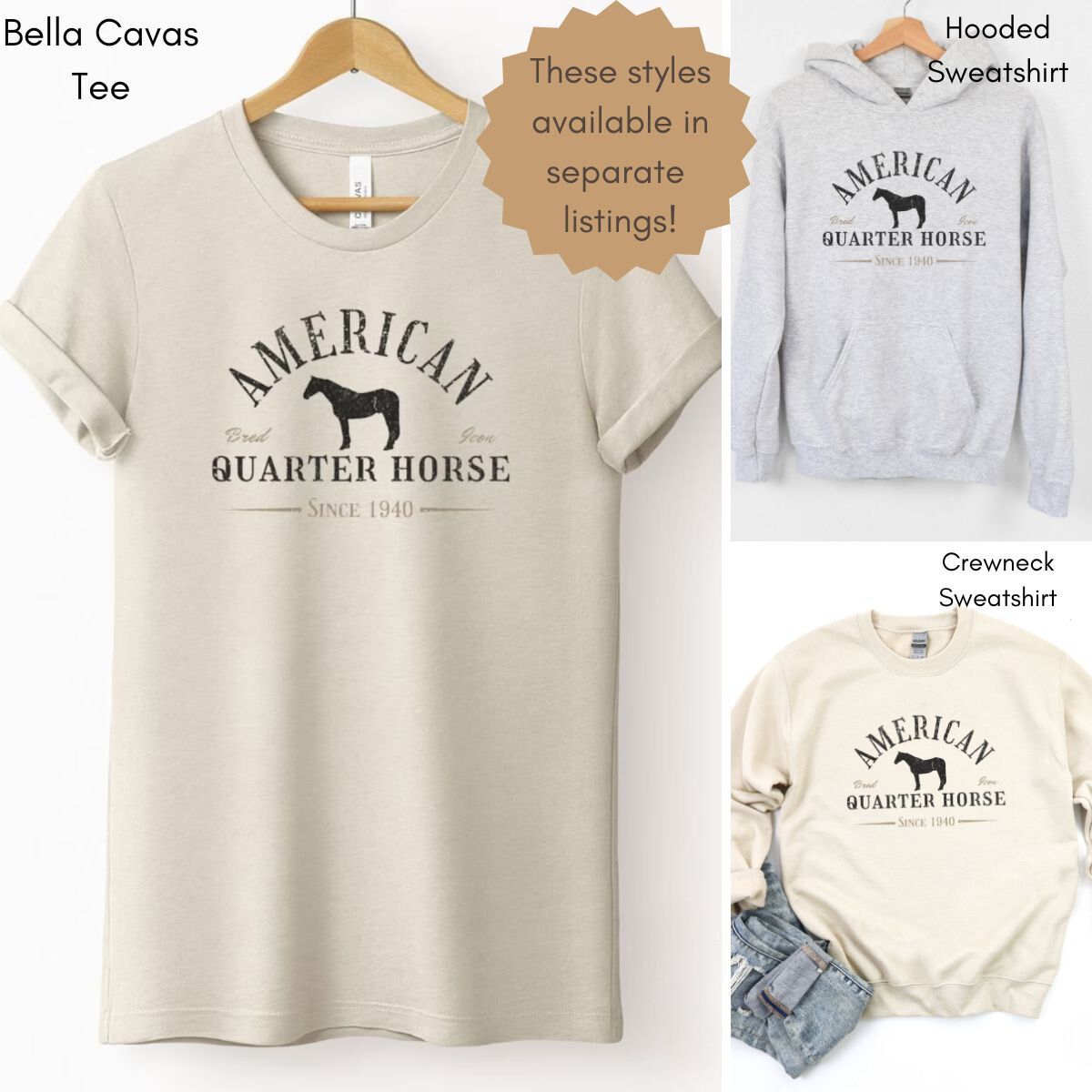 American Quarter Horse Unisex Distressed Baseball Hat