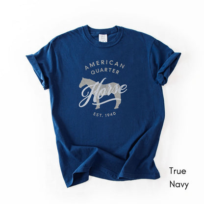 American Quarter Horse Breed Midweight Vintage Style T-Shirt