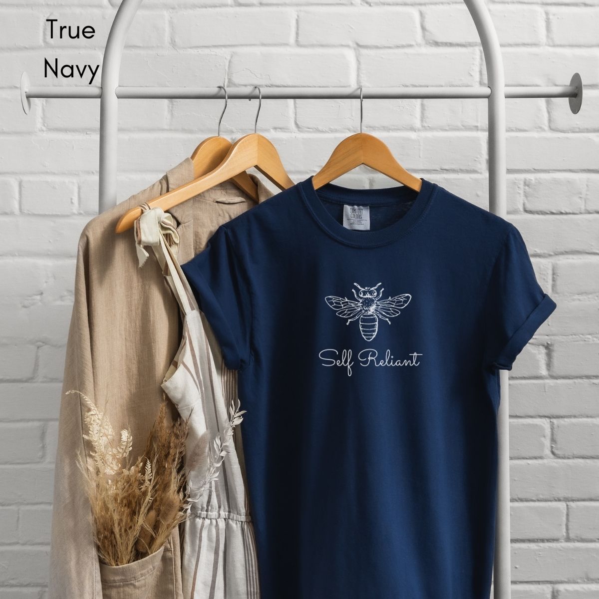 Bee Self Reliant Unisex Garment-Dyed T-shirt