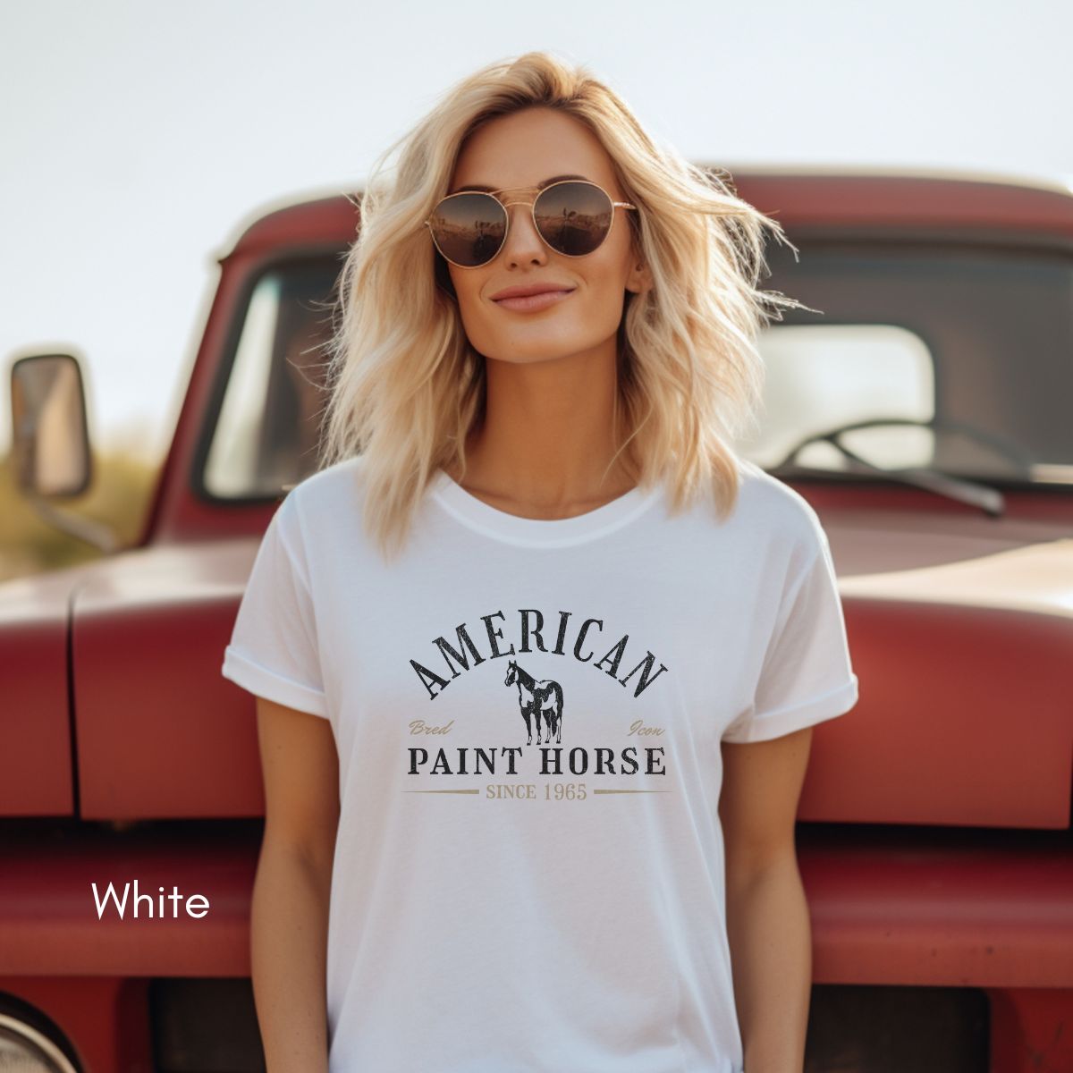 American Paint Horse Unisex Light Weight Jersey T-shirt