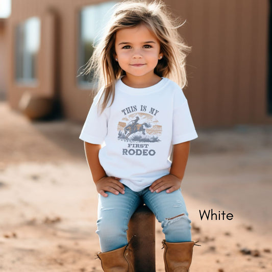 My First Rodeo TODDLER Unisex Light Weight Jersey T-shirt