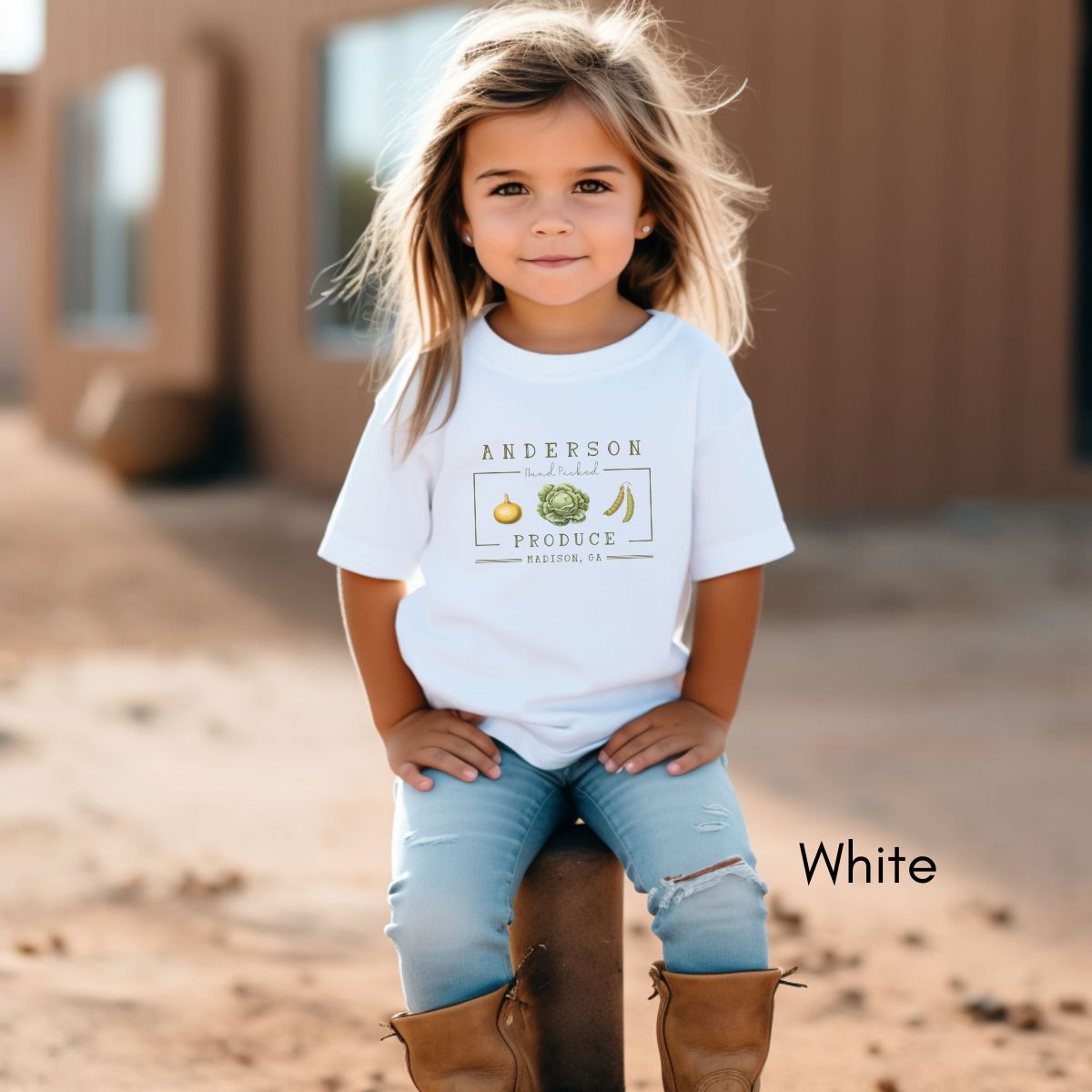 Custom Youth/Kids Local Farm Unisex Light Weight Jersey T-shirt