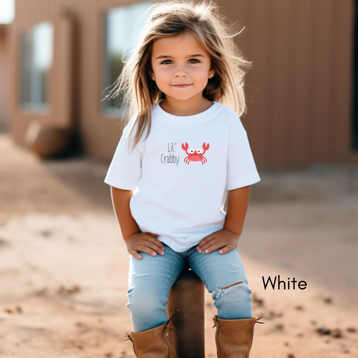 Lil' Crabby YOUTH Unisex Light Weight Jersey T-shirt