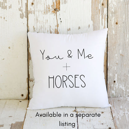 Horse Herd Pillow - Lumbar Pillow