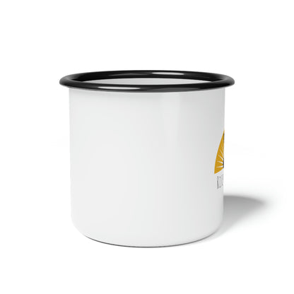 Rise & Shine Enamel Camp Cup