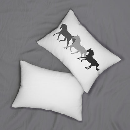 Horse Herd Pillow - Lumbar Pillow