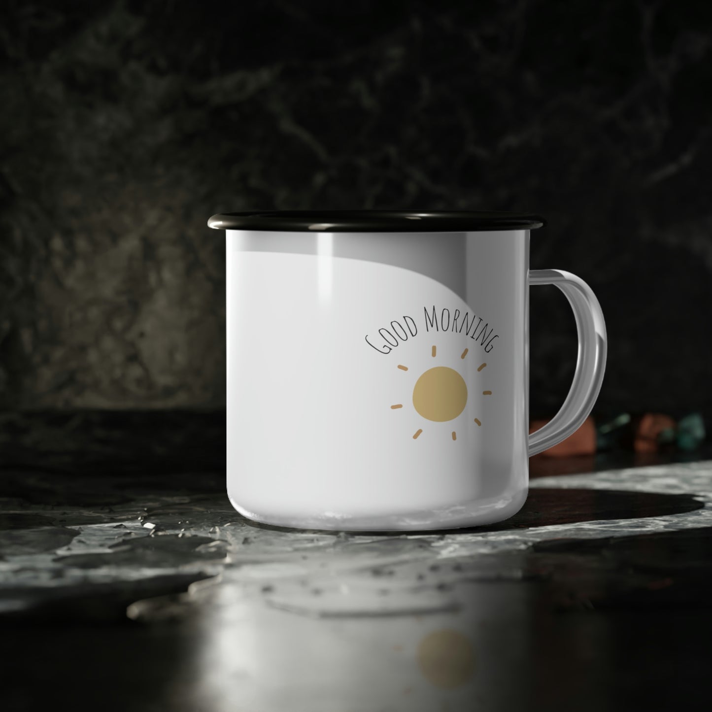 Good Morning Sunshine Enamel Camp Cup