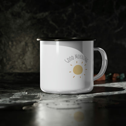 Good Morning Sunshine Enamel Camp Cup